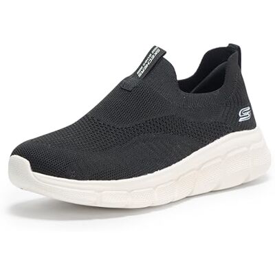Skechers dam Bobs B Flex-Color Connect Sneaker, Svart, 35 EU Skechers dam Bobs B Flex-Color Connect Sneaker, Svart, 35 EU
