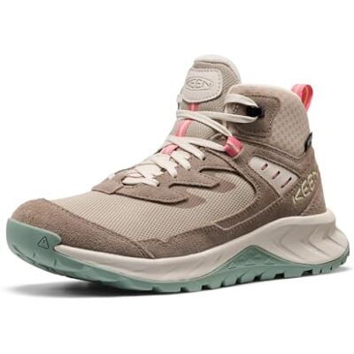 KEEN Hightrail Mid vattentäta vandringsstövlar för kvinnor, Brindle/Pink Lemonade, 7,5 UK, Brindle rosa lemonad, 40.5 EU KEEN Hightrail Mid vattentäta vandringsstövlar för kvinnor, Brindle/Pink Lemonade, 7,5 UK, Brindle rosa lemonad, 40.5 EU