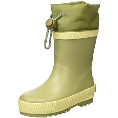Playshoes Unisex barn gummistövlar dragsko regnstövlar, oliv, 20 EU Playshoes Unisex barn gummistövlar dragsko regnstövlar, oliv, 20 EU