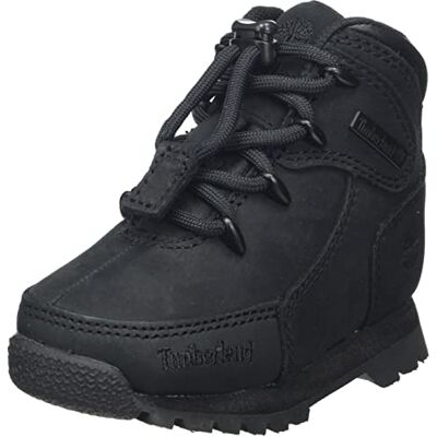 Timberland Unisex barn Euro kjol (småbarn) Chukka/Mid, svart, 24 EU Timberland Unisex barn Euro kjol (småbarn) Chukka/Mid, svart, 24 EU