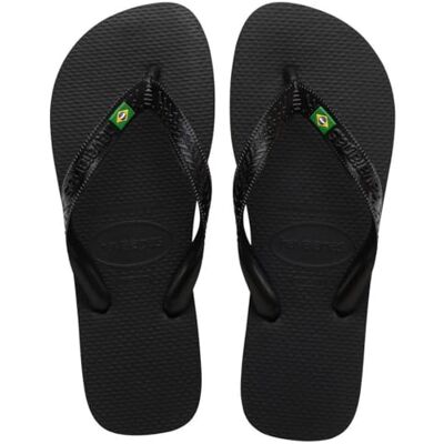 Havaianas Unisex Brasil, Zwart, 2 Havaianas Unisex Brasil, Zwart, 2