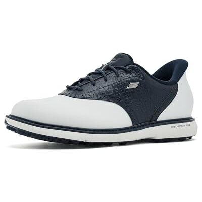Skechers Dam Prestige Spikeless Slip-in Arch Fit Golf sko Sneaker, Vit/marinblå, 37.5 EU Skechers Dam Prestige Spikeless Slip-in Arch Fit Golf sko Sneaker, Vit/marinblå, 37.5 EU