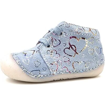 Richter Kinderschuhe Baby flicka Richie spjälsäng sko, Ciel 21 EU Richter Kinderschuhe Baby flicka Richie spjälsäng sko, Ciel 21 EU