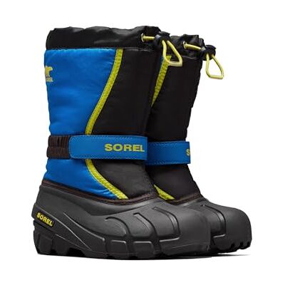 Sorel unisex – barn Flurry Boot Vinterkängor, Black Super Blue Toddler Collection 2023, 29 EU Sorel unisex – barn Flurry Boot Vinterkängor, Black Super Blue Toddler Collection 2023, 29 EU