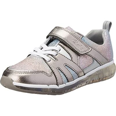 Clarks Flickor Spark Sparkyk. Sneaker, lila, 27.5 EU Clarks Flickor Spark Sparkyk. Sneaker, lila, 27.5 EU