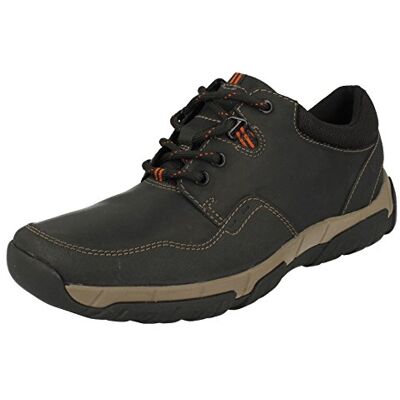 Clarks Walbeck Edge Mens Black Leather, 7.5 Clarks Walbeck Edge Mens Black Leather, 7.5