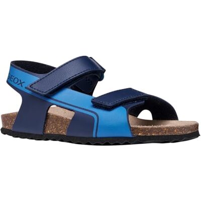 Geox J Ghita Boy D sandal, marinblå/azure, 34 EU Geox J Ghita Boy D sandal, marinblå/azure, 34 EU
