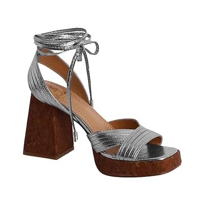EL CABALLO Riva, Sommarsandaler med Klack Damskor, Bekväma, Silver, 37 EU, Silverton, 37 EU EL CABALLO Riva, Sommarsandaler med Klack Damskor, Bekväma, Silver, 37 EU, Silverton, 37 EU