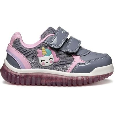 Geox Pojkar flickor B LIGHTYLOO Girl sneakers, grå, 25 EU, GRÅ, 25 EU Geox Pojkar flickor B LIGHTYLOO Girl sneakers, grå, 25 EU, GRÅ, 25 EU