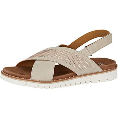 ARA Kent sandal för kvinnor, sand, 36 EU ARA Kent sandal för kvinnor, sand, 36 EU