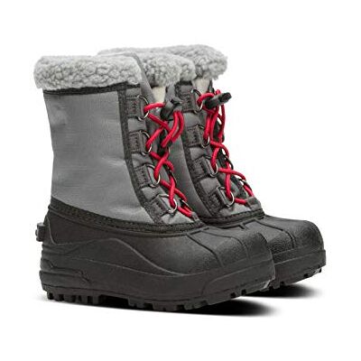 Sorel Unisex vinterstövlar för barn, YOUTH CUMBERLAND, Grå City Grey Coal, 26 EU Sorel Unisex vinterstövlar för barn, YOUTH CUMBERLAND, Grå City Grey Coal, 26 EU