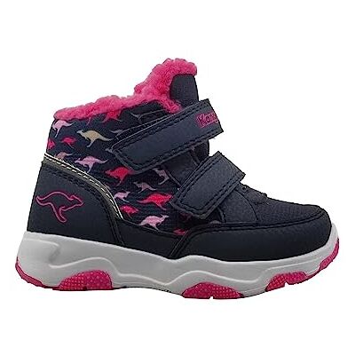 KangaROOS Flickor Ks-Goku V-stövlar, Dk marinblå tusensköna rosa, 21 EU KangaROOS Flickor Ks-Goku V-stövlar, Dk marinblå tusensköna rosa, 21 EU