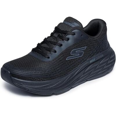 Skechers kvinnors MAX Cushion Elite 3 VALARES sneakers, svart, 4 UK Skechers kvinnors MAX Cushion Elite 3 VALARES sneakers, svart, 4 UK