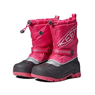 KEEN Unisex barn snö-troll vattentät stövel, Fuchsia lila silver, 11 UK Child KEEN Unisex barn snö-troll vattentät stövel, Fuchsia lila silver, 11 UK Child