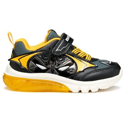 Geox J CIBERDRON Pojksneakers, svart/gul, 24 EU, Svart gul, 24 EU Geox J CIBERDRON Pojksneakers, svart/gul, 24 EU, Svart gul, 24 EU