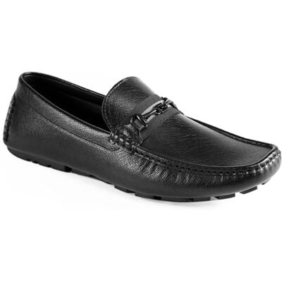 GUESS Aarav körstil Loafer för män, Svart 003, 45 EU GUESS Aarav körstil Loafer för män, Svart 003, 45 EU