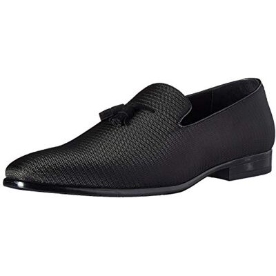 Stacy Adams mens Tazewell Tassel Slip-on Loafer, Black, 9.5 US Stacy Adams mens Tazewell Tassel Slip-on Loafer, Black, 9.5 US