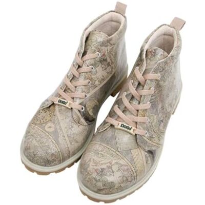 DOGO Herr Vegansk läder Beige Boots Astronomy Map Mönster, Material: Polyester, 41 EU DOGO Herr Vegansk läder Beige Boots Astronomy Map Mönster, Material: Polyester, 41 EU