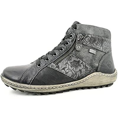 Remonte Dam R1497 ankelstövlar, Svart svart grafit asfalt 45, 43 EU Remonte Dam R1497 ankelstövlar, Svart svart grafit asfalt 45, 43 EU