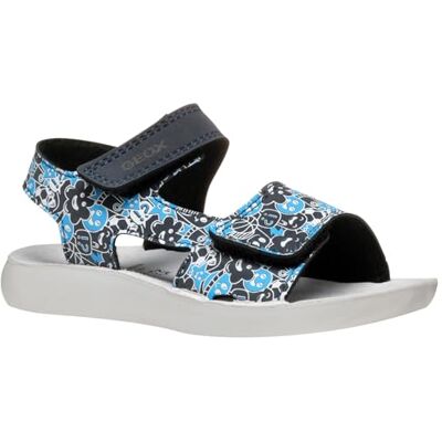 Geox Ljusflödande sandal pojke, Navy Azure, 37 EU Geox Ljusflödande sandal pojke, Navy Azure, 37 EU