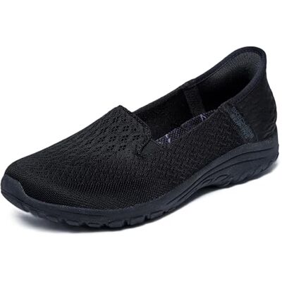 Skechers Dam Reggae Fest 2.0 Sneaker, Svart n¨t, 37.5 EU Skechers Dam Reggae Fest 2.0 Sneaker, Svart n¨t, 37.5 EU
