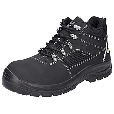 Skechers herr TROPHUS LETIC ankelstövel säkerhetsskor, Svart Nubuck lädertextil, 44 EU Skechers herr TROPHUS LETIC ankelstövel säkerhetsskor, Svart Nubuck lädertextil, 44 EU