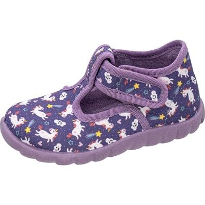 Fischer Markenschuh Fischer Flicka Flexi tofflor, lila, 24 EU Fischer Markenschuh Fischer Flicka Flexi tofflor, lila, 24 EU