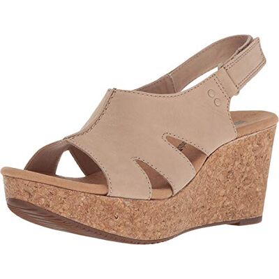 Clarks Dam Annadel Bari plattform, USA, Sand Nubuck, 36 EU Clarks Dam Annadel Bari plattform, USA, Sand Nubuck, 36 EU