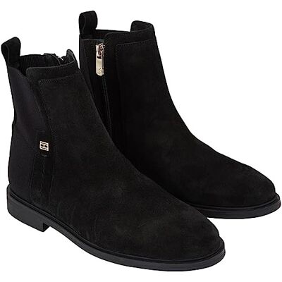 Tommy Hilfiger Tommy Essentials Boot Low, Svart, 36 EU Tommy Hilfiger Tommy Essentials Boot Low, Svart, 36 EU