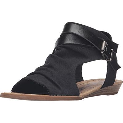 Blowfish Malibu dam kilklack sandaler med kilklack, svart, 38.5 EU Blowfish Malibu dam kilklack sandaler med kilklack, svart, 38.5 EU