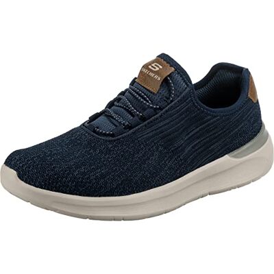 Skechers herr Lattimore Coringa Sneaker, Marinblå stickat nät, 40 EU Skechers herr Lattimore Coringa Sneaker, Marinblå stickat nät, 40 EU