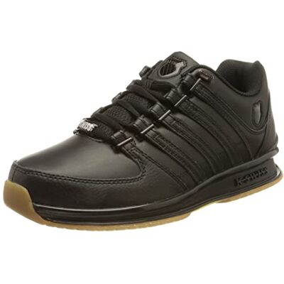 K-Swiss Herr RINZLER sneakers, Svart gummi, 44.5 EU K-Swiss Herr RINZLER sneakers, Svart gummi, 44.5 EU