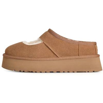 UGG Bea Mary Jane-tofflor för kvinnor, Kastanj, 10 UGG Bea Mary Jane-tofflor för kvinnor, Kastanj, 10