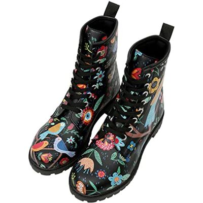 DOGO Lång fashionabel damkänga, Noir, 2 UK, Noir, 35 EU DOGO Lång fashionabel damkänga, Noir, 2 UK, Noir, 35 EU