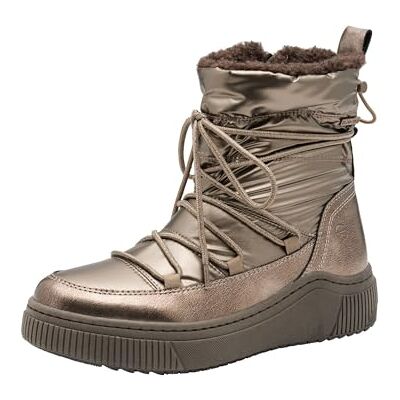 Tamaris dam komfort WL Lace Boot Duo-tex snöstövlar, brons, 36 EU, BRONS, 36 EU Tamaris dam komfort WL Lace Boot Duo-tex snöstövlar, brons, 36 EU, BRONS, 36 EU