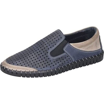 Manitu Män 630025-05 tofflor, blå, 40 EU Manitu Män 630025-05 tofflor, blå, 40 EU