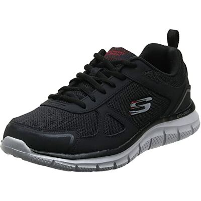 Skechers Track Scloric herr Sneaker, Svart röd Bkrd, 45 EU Skechers Track Scloric herr Sneaker, Svart röd Bkrd, 45 EU
