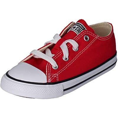 Converse Chuck Taylor All Star Unisex barn sneakers, Röd tomat 26 EU Converse Chuck Taylor All Star Unisex barn sneakers, Röd tomat 26 EU