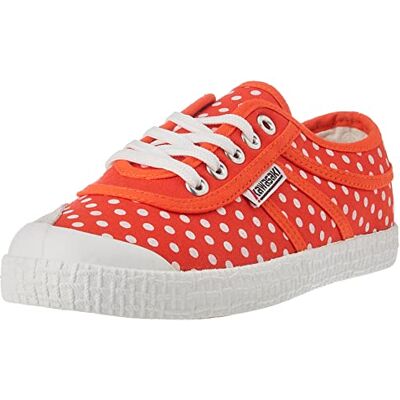 Kawasaki Unisex polka kanvas sko låg-topp sneakers, 5030 körsbärstomat, 4 UK Kawasaki Unisex polka kanvas sko låg-topp sneakers, 5030 körsbärstomat, 4 UK