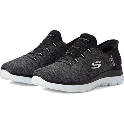 Skechers dam Summits Dazzling Haze Sneakers, Black Mesh/White Trim, 35.5 EU Skechers dam Summits Dazzling Haze Sneakers, Black Mesh/White Trim, 35.5 EU