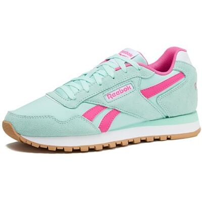 Reebok Glide S Sneaker för kvinnor, Glitch Aqua True Rosa Vit, 37.5 EU Reebok Glide S Sneaker för kvinnor, Glitch Aqua True Rosa Vit, 37.5 EU
