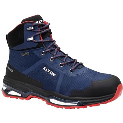 ELTEN Säkerhetsskor Bente XXE GTX Blue Mid ESD S3, kvinnor och män, textil, stålhätta, lätta, sportiga, blå, 43 EU ELTEN Säkerhetsskor Bente XXE GTX Blue Mid ESD S3, kvinnor och män, textil, stålhätta, lätta, sportiga, blå, 43 EU