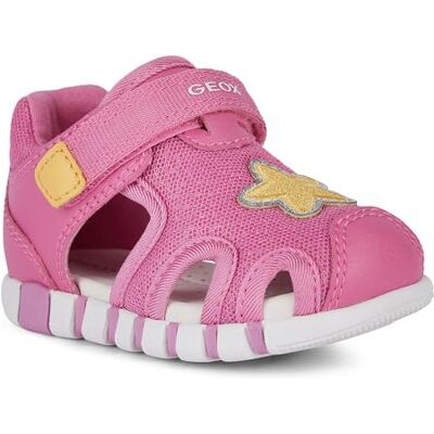 Geox Babyflicka B IUPIDOO Gir Sandal, DK PINK/Gul, 19 EU, Dk Pink Yellow, 19 EU Geox Babyflicka B IUPIDOO Gir Sandal, DK PINK/Gul, 19 EU, Dk Pink Yellow, 19 EU
