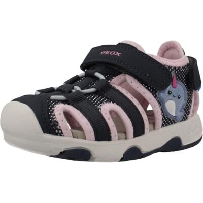 Geox B Sandal Multy Girl, Marinblå Lt Rosa, 22 EU Geox B Sandal Multy Girl, Marinblå Lt Rosa, 22 EU