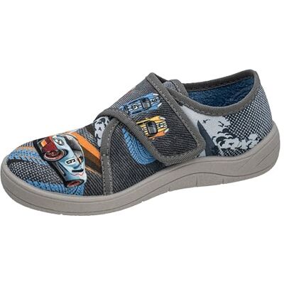 Fischer Markenschuh Fischer Tofflor för barn, storlek:26 EU, Färg:grå Fischer Markenschuh Fischer Tofflor för barn, storlek:26 EU, Färg:grå