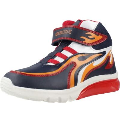 Geox J Ciberdron Boy C, barnsneakers, Marinröd, 37 EU Geox J Ciberdron Boy C, barnsneakers, Marinröd, 37 EU