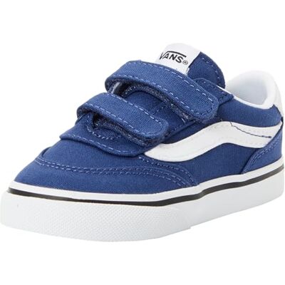 Vans Unisex barn Brooklyn Ls V Sneaker, Sann marinblå, 3.5 UK Child Vans Unisex barn Brooklyn Ls V Sneaker, Sann marinblå, 3.5 UK Child