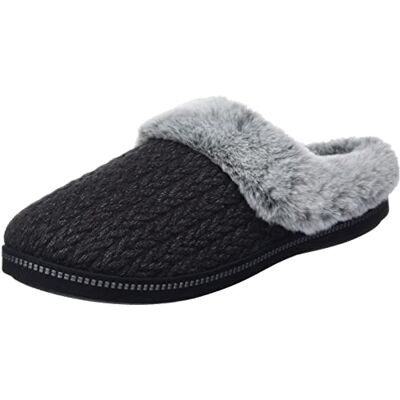 Skechers kvinnors mysiga lägereld sneaker, Svart, 36 EU Skechers kvinnors mysiga lägereld sneaker, Svart, 36 EU