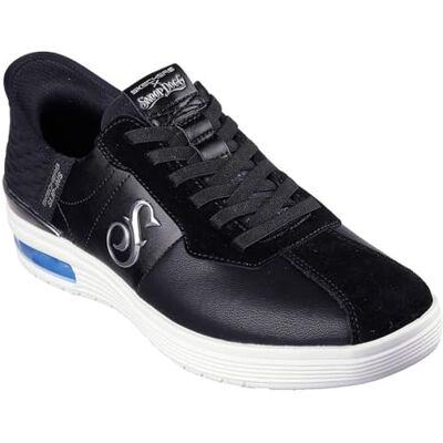 Skechers Herr handsfree Slip-ins X Snoop Dogg -Doggy AirSneaker, Svart läder, 46 EU Skechers Herr handsfree Slip-ins X Snoop Dogg -Doggy AirSneaker, Svart läder, 46 EU