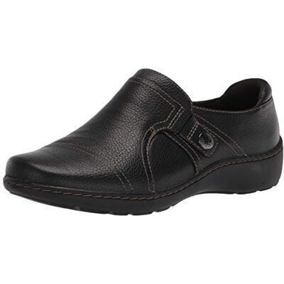 Clarks Cora Poppy Loafer, 0, Svart Svart tumlad 38 EU Clarks Cora Poppy Loafer, 0, Svart Svart tumlad 38 EU